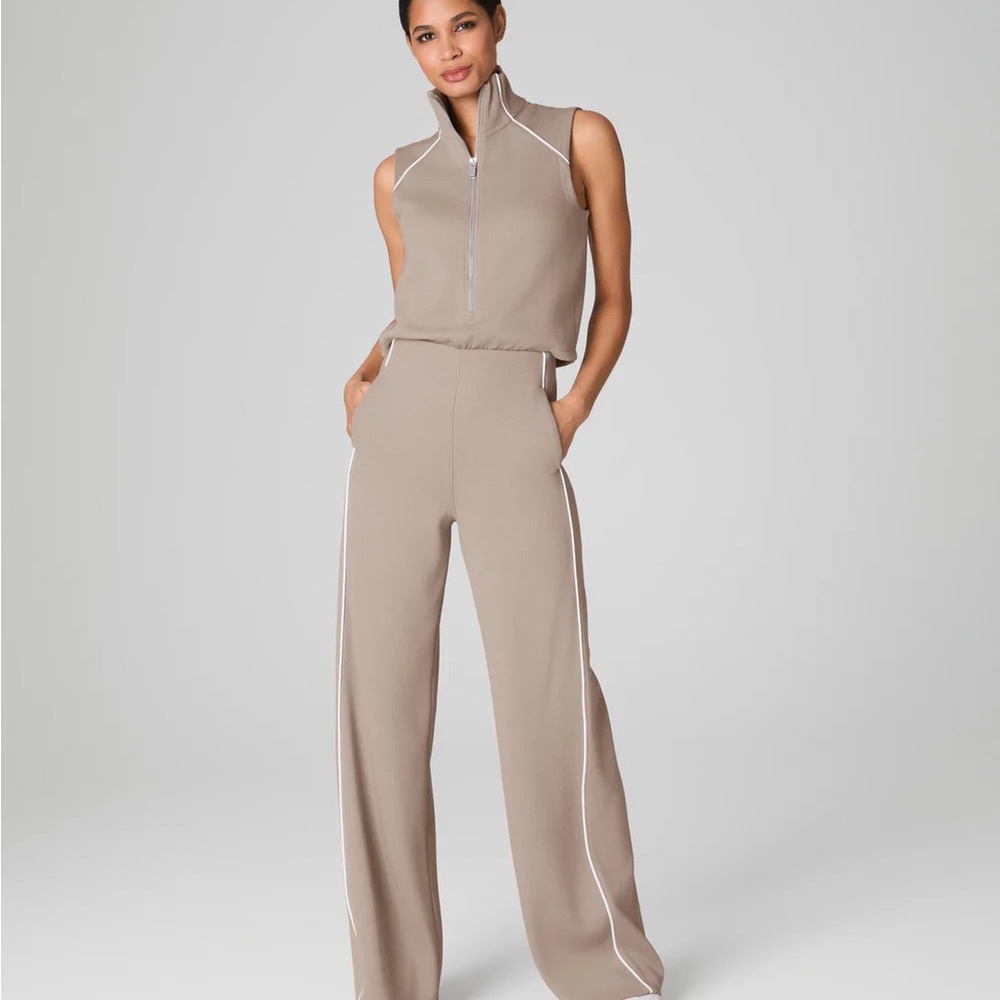 Spanx Pique Women's Jumpsuit Large Tall (33.5” inseam)
